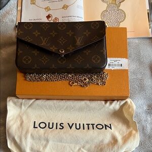 Louis Vuitton Brown Crossbody Bag